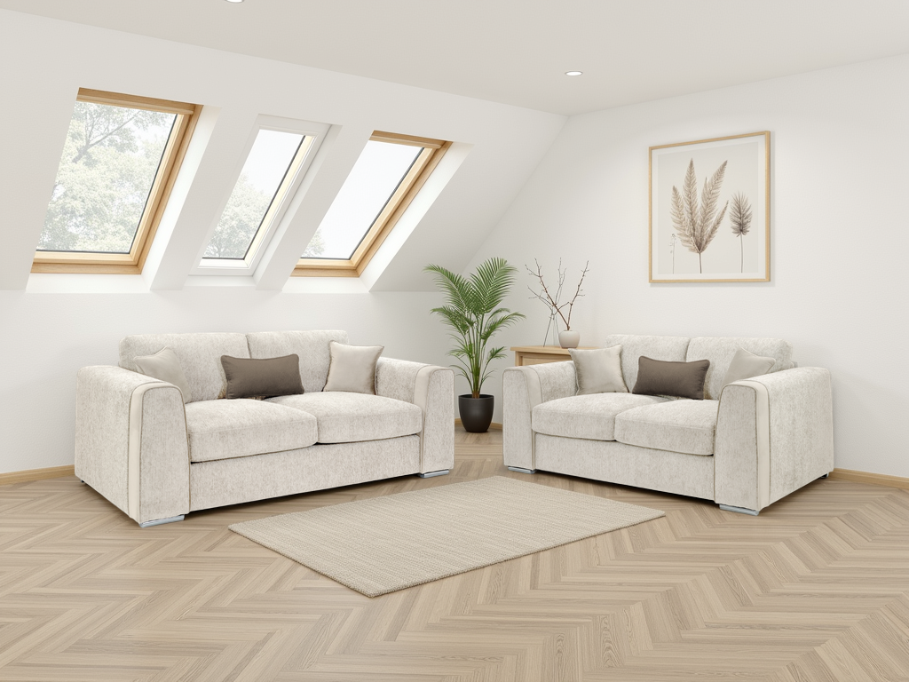 Ray Naples Sofa Beige 3+2 Set