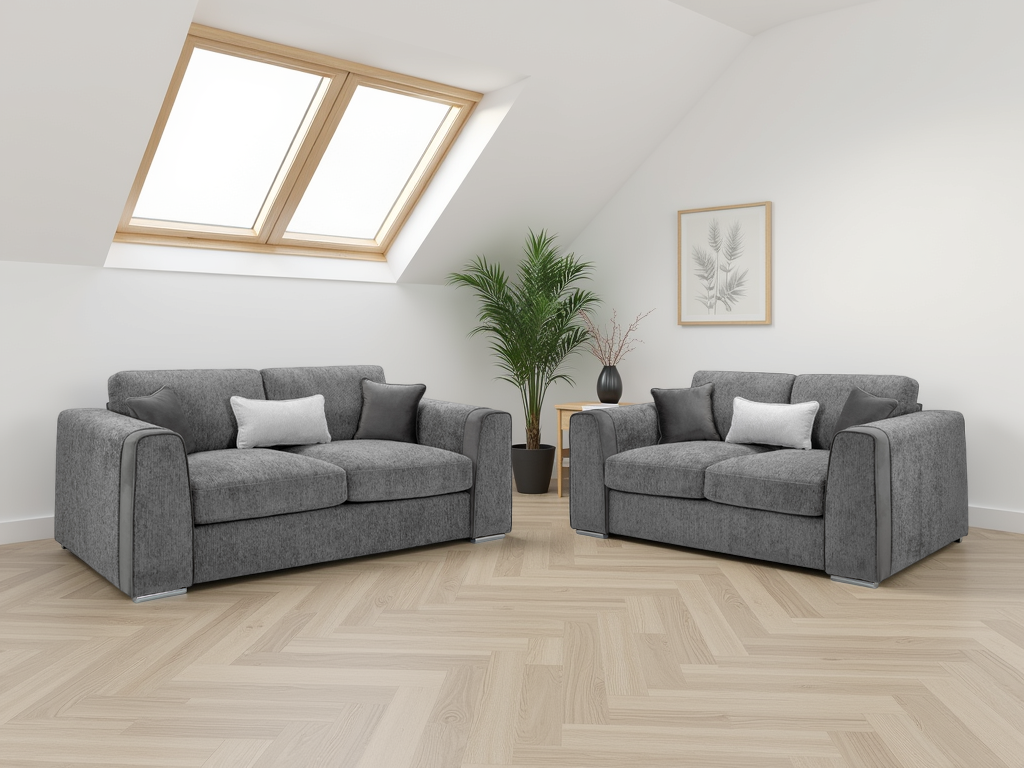 Ray Naples Sofa Grey 3+2 Set