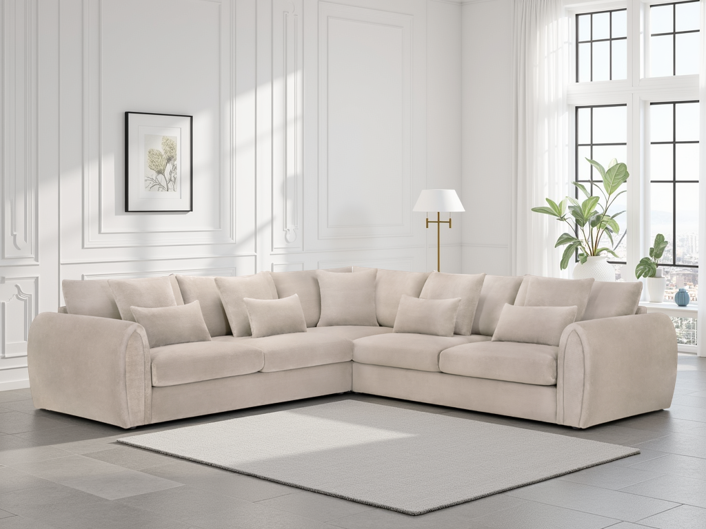 Ray Mirabel Sofa Mocha Large Corner