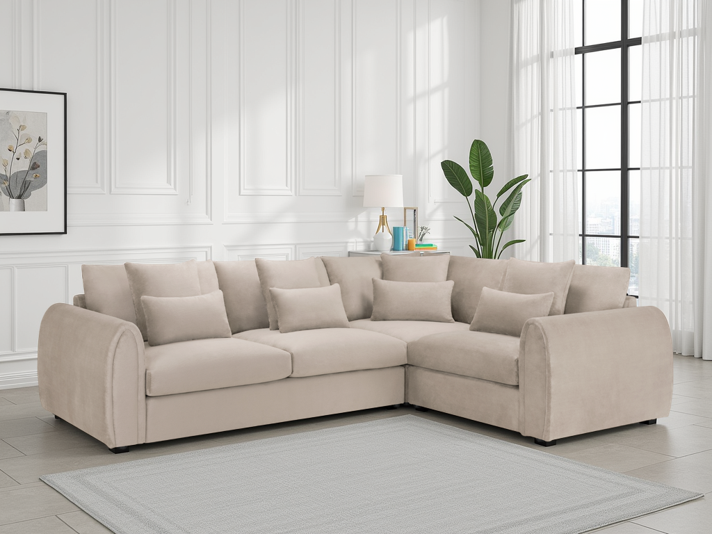 Ray Mirabel Sofa Mocha Right Hand Facing Corner