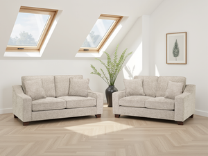 Ray Nebraska Sofa Stone 3+2 Set