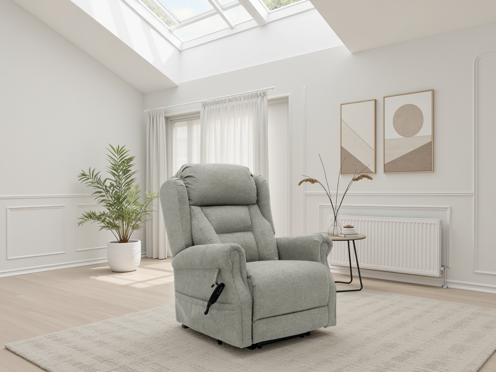 Ray Fairmont Rise and Recline Chair Beige