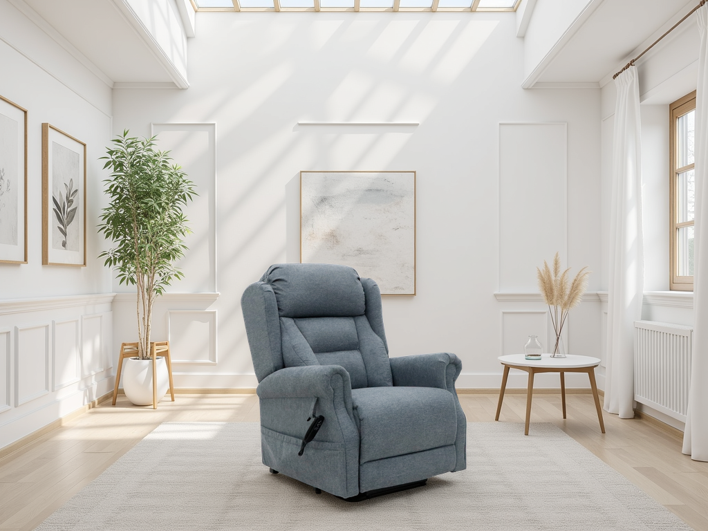 Ray Fairmont Rise and Recline Chair Grey
