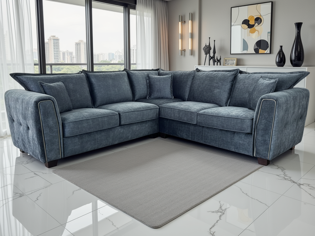 Ray Serena Sofa Black Large Corner