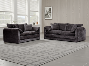 Ray Solaya Sofa Black 3+2 Set