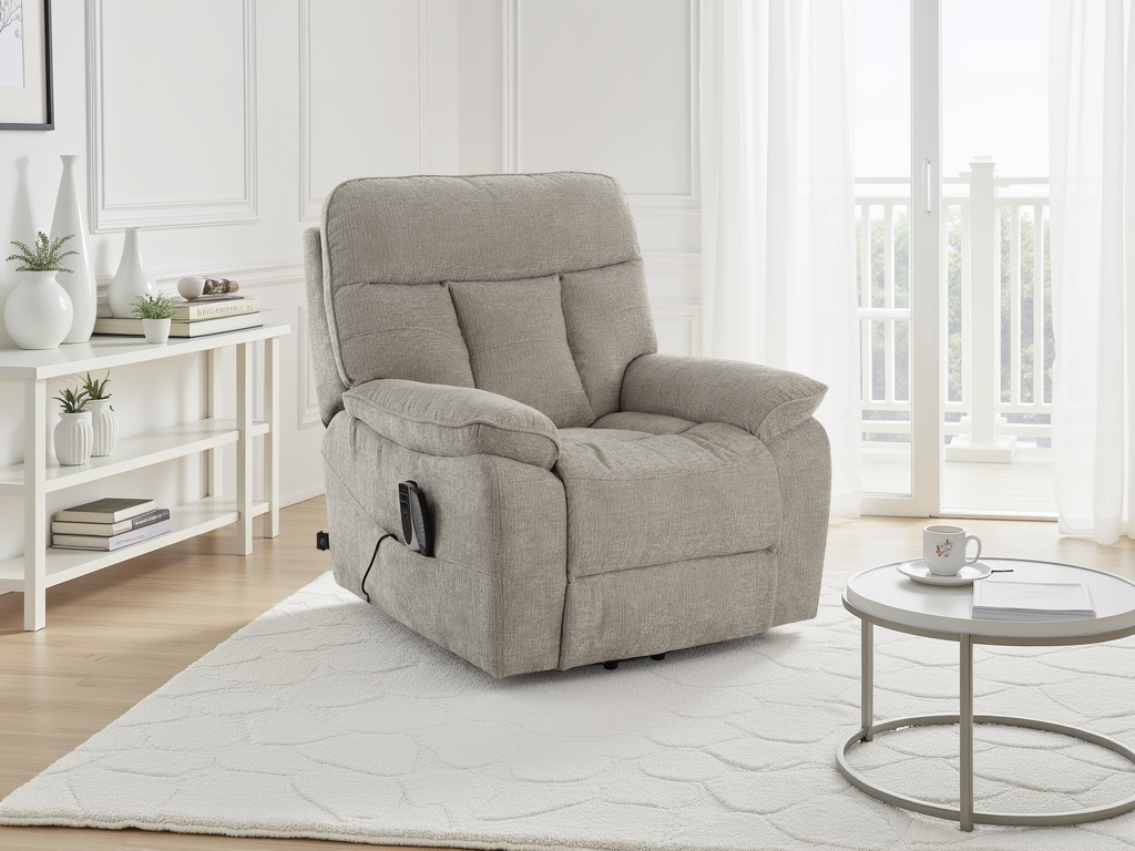 Ray Cornwall Rise and Recline Massage Chair Grey
