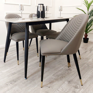 Alba Leather Dining Chair