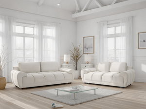 Ray Azzuro Sofa Cream 3+2 Set