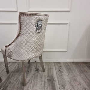 Bentley Chesterfield Quilted Design Velvet Dining Chair