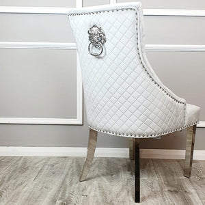 Bentley Chesterfield Quilted Design Velvet Dining Chair