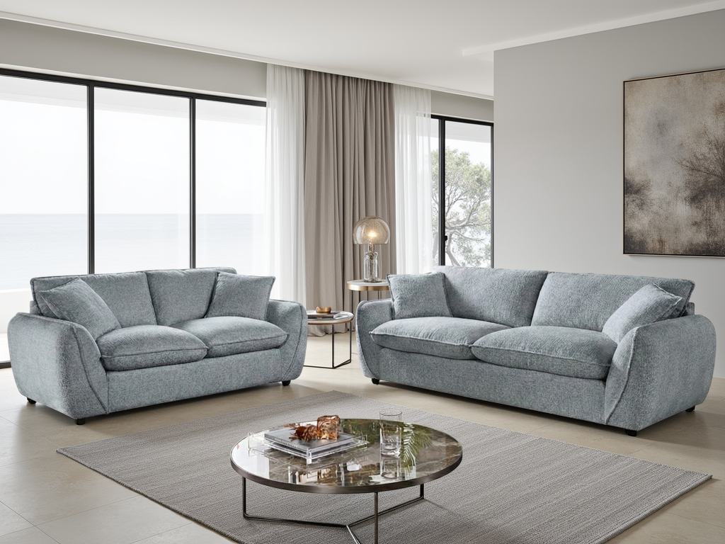 Ray Berlin Sofa Grey 3+2 Set