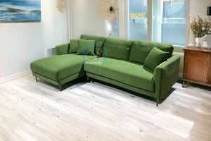 Comfy Glamour L-Shape Sofa 4 Seater L-Shape Right Or Left Corner Couch