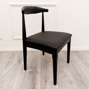 Elsa Wooden Black Dining Chair