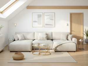 Ray Luma Sofa Beige U Shape Corner