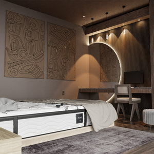 Ray Furniture Prime Gel Memory Top Rated Massage Mattress