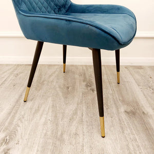 Luna Velvet Dining Chair - ALL COLOURS