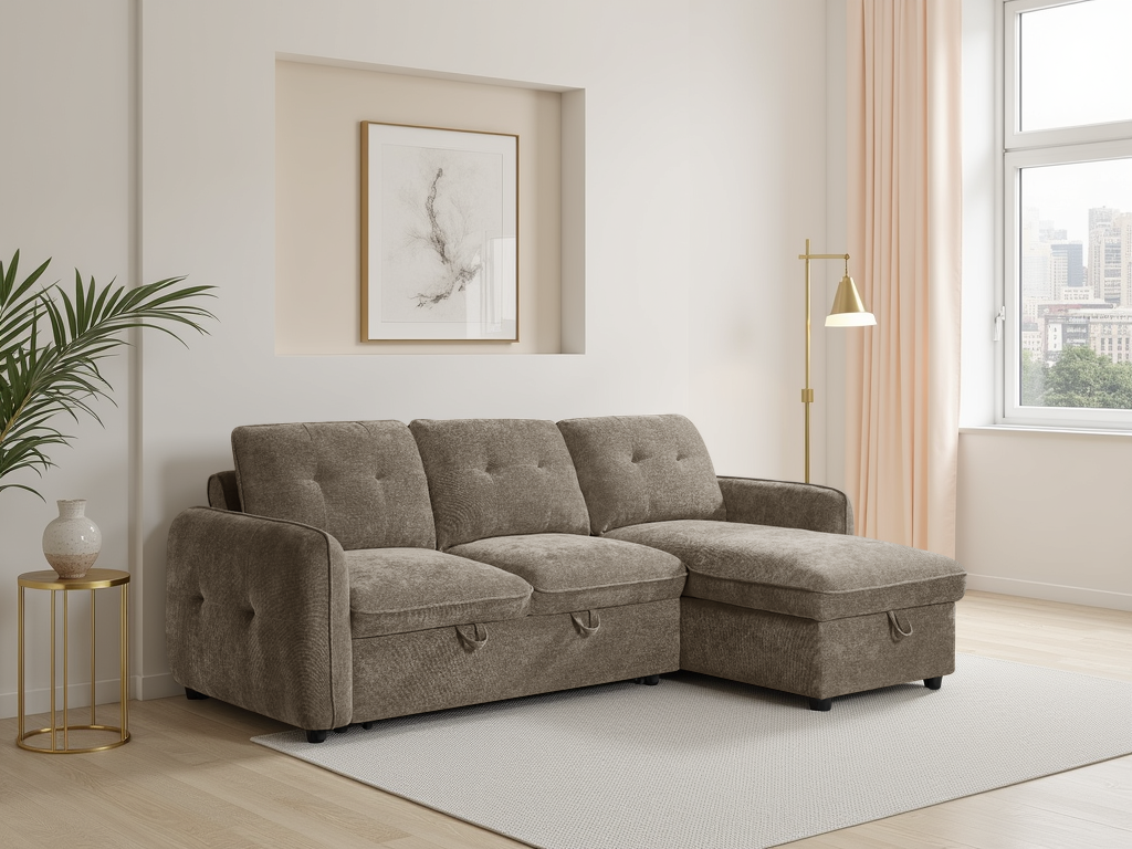 Ray Moscow Sofabed Brown Universal Corner