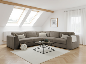 Ray Naples Sofa Mocha Large Corner