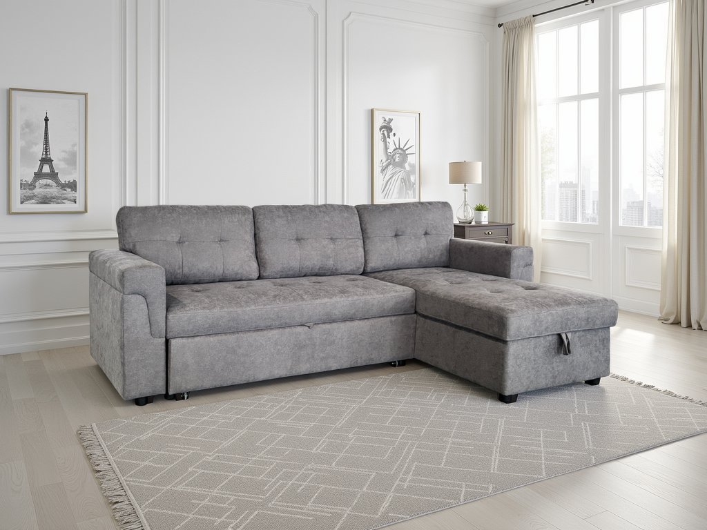 Ray Omniya Sofabed Grey Universal Corner