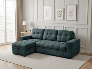 Ray Palermo Universal Corner Sofabed Teal