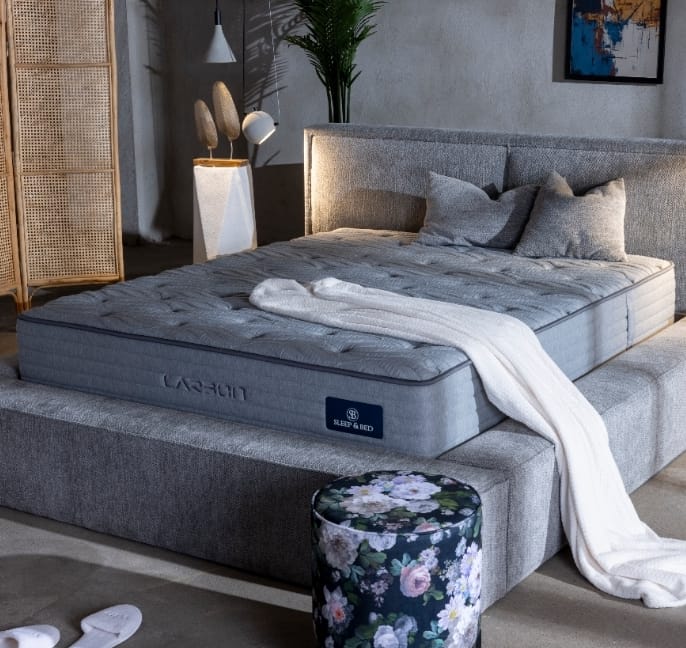 Ray Carbon Gel Memory Foam Quality Medium Firm Mattress Grey 2 Years Warranty