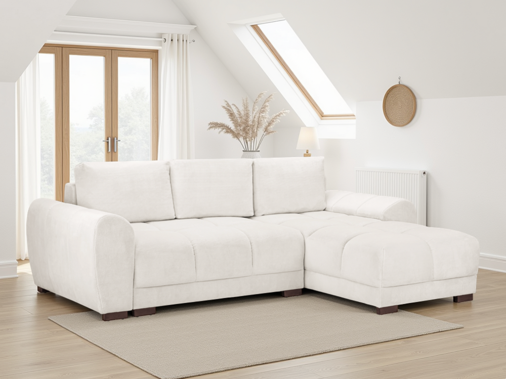 Ray Azzuro Sofabed Cream Universal Corner