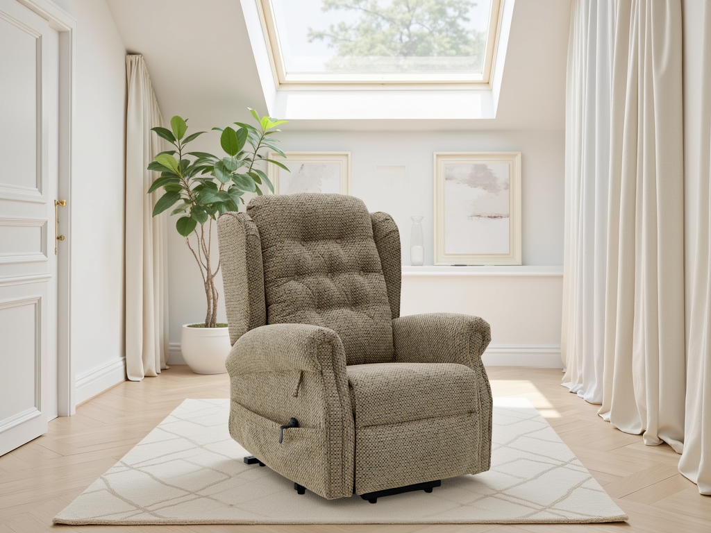 Ray Sienna Rise and Recline Chair Mink