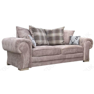 Verona Chesterfield Sofa 3+2 Seater Mink