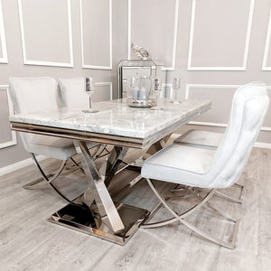 Xavia Luxury Fancy Marble Dining Tables