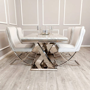 Xavia Luxury Fancy Marble Dining Tables