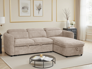 Ray Capri Sofabed Beige Universal Corner