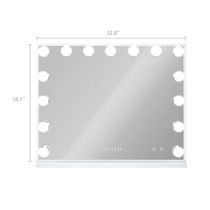 Ray Mary Hollywood Vanity Mirror XXL - 15 Dimmable LED Bulbs