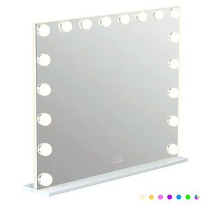 Ray Mary Hollywood Glow Vanity Mirror with RGB - 18 Dimmable LED Bulbs