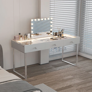 Ray Billie Vanity Desk Pro - 3 Storage Drawers