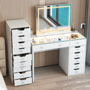 Ray 9-Drawer Makeup Vanity Storage Unit