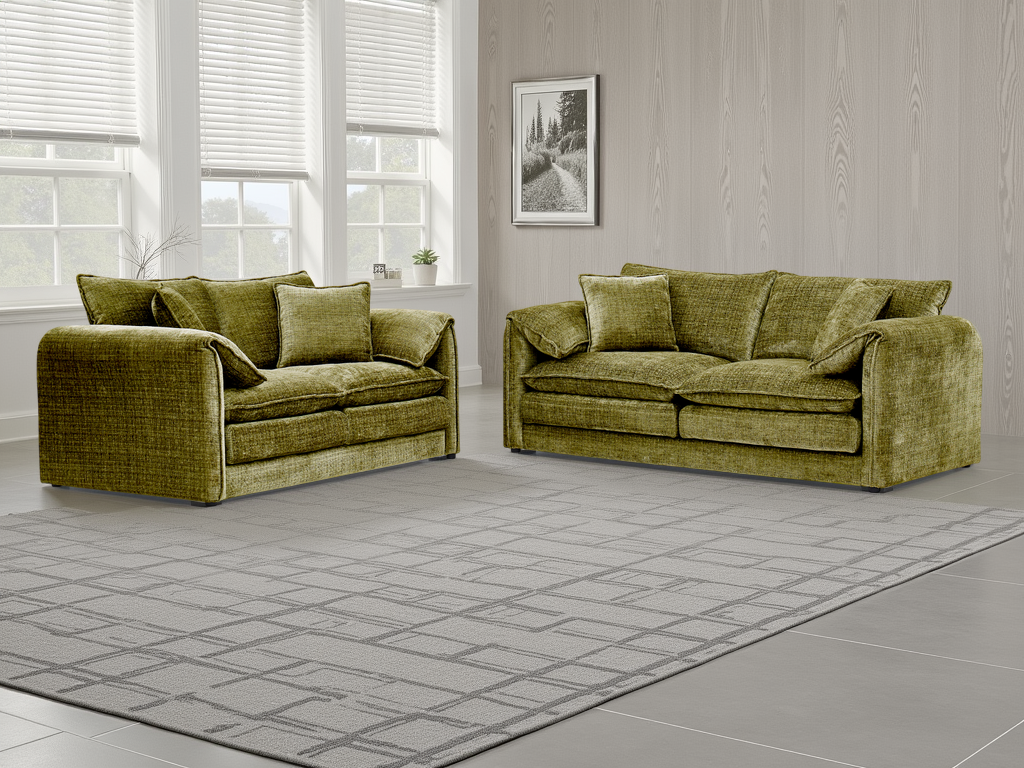 Ray Solaya Sofa Green 3+2 Set