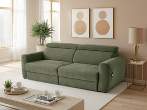 Ray Dakota Electric Sofabed Green 3 Seater