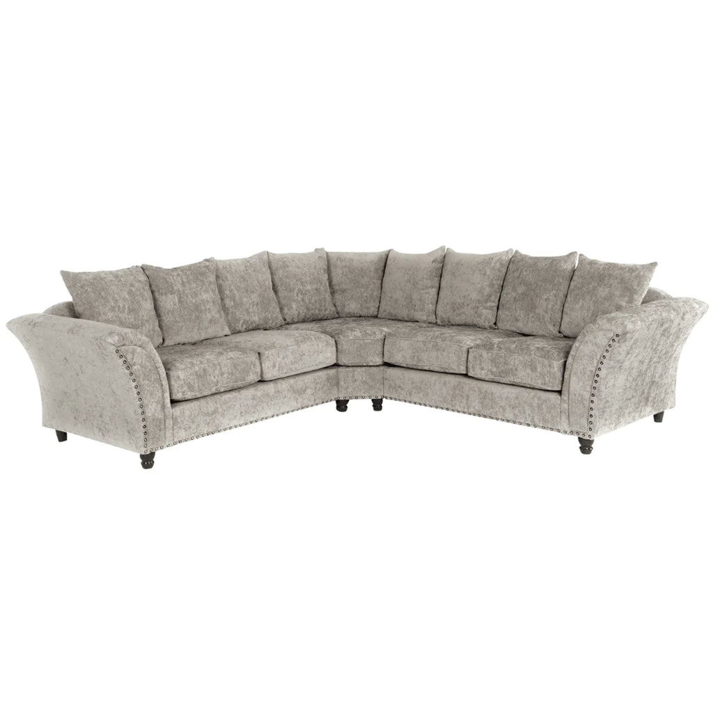 New Harrison Truffle Cream 5 Seater Double Corner L-Shape Sofa