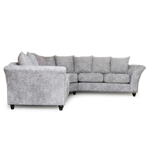 New Harrison Truffle Cream 5 Seater Double Corner L-Shape Sofa