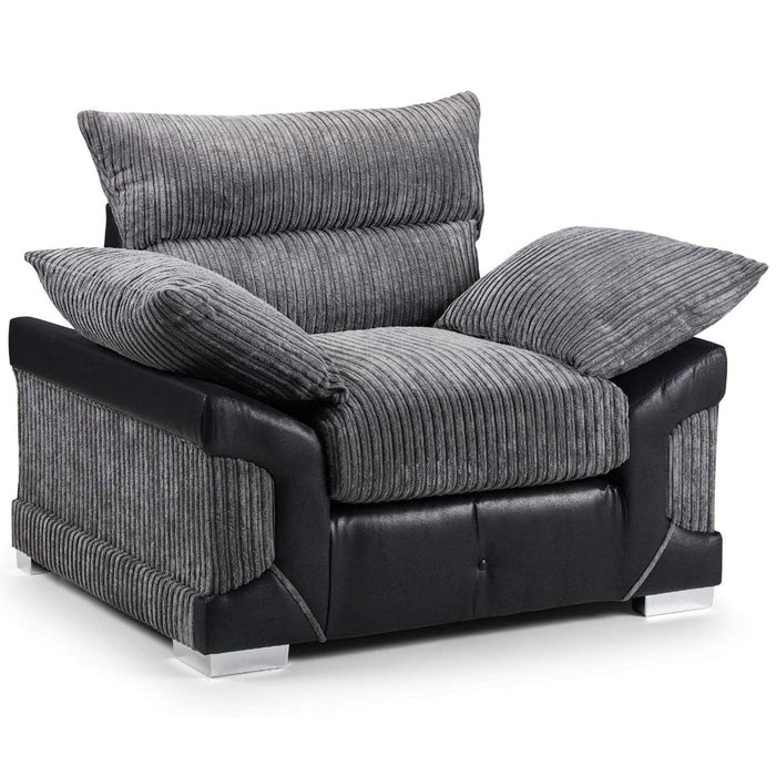 Logan Range Armchair Grey/Black