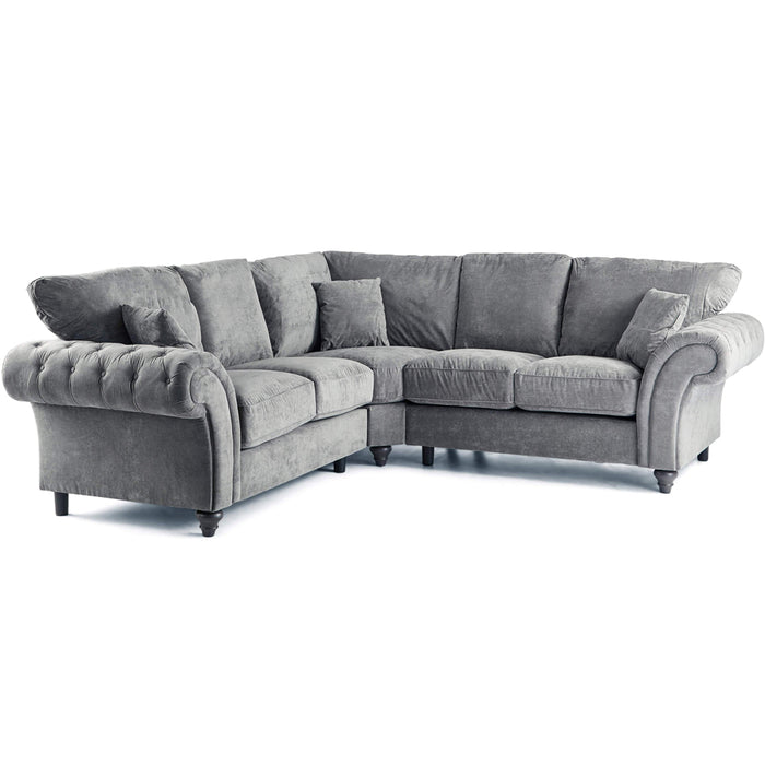 Nicole Chesterfield Sofa 5 Seater Double Corner Full Back