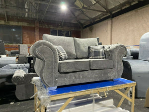 Rio Tuxedo Chesterfield Kenzington 3+2 Seater Full Back Sofa