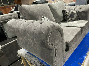 Rio Tuxedo Chesterfield Kenzington 3+2 Seater Full Back Sofa