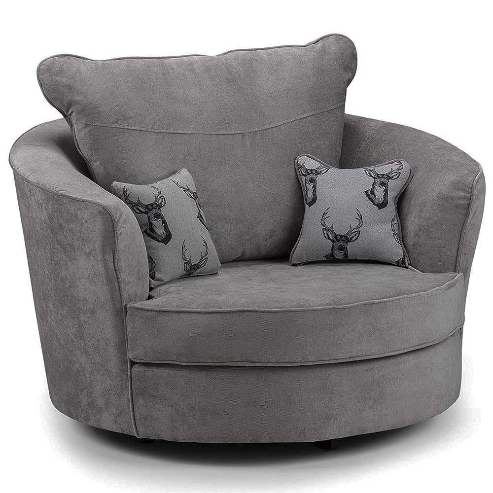 Vegas Range Cuddle Chair Grey