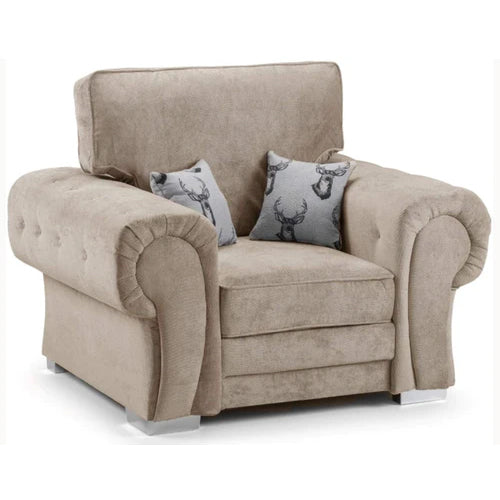 Vegas Range Chesterfield Armchair Mink