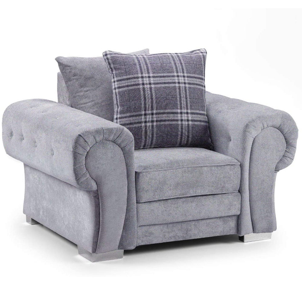 Verona Range Armchair Light Grey