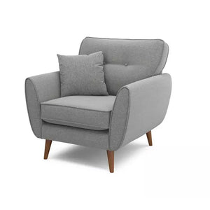 New Zinc Hoxton Comfy Armchair in Zink Original Fabric Sofa